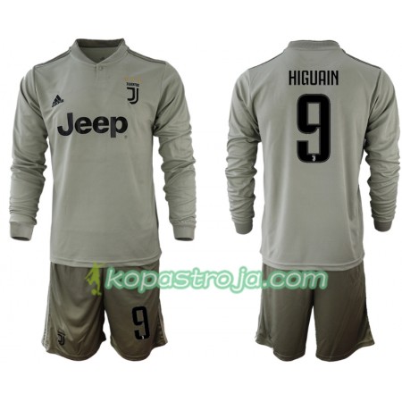 Billiga Fotbollströjor Juventus HIGUAIN 9 Barn Borta tröja 2018/19 Långärmad